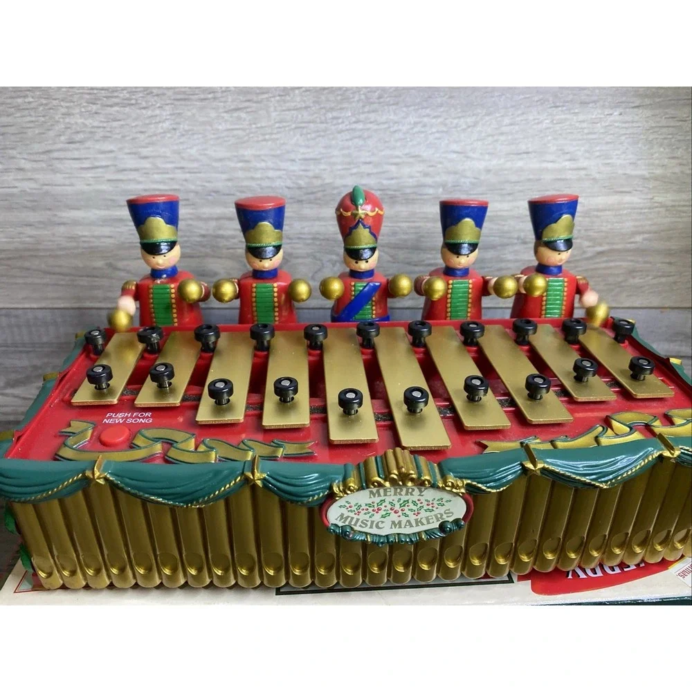 Vintage‎ 1996 Mr. Christmas Merry Music Makers Soldiers 20 Holiday Tunes Working